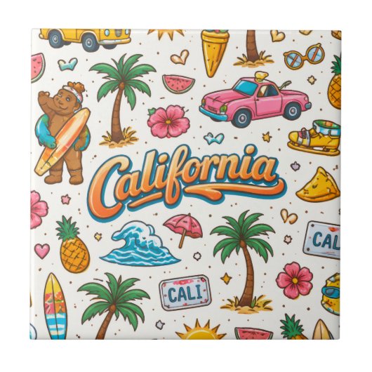Carreau California Sunshine (Devant)