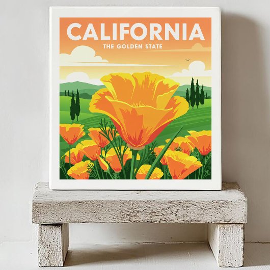 Carreau Californie vintage