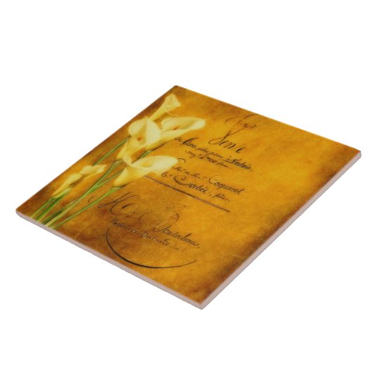 Carreau Calla lilis (Côté)