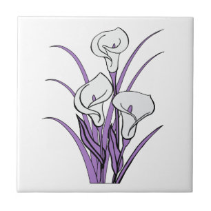 Carreau Calla Lily Design