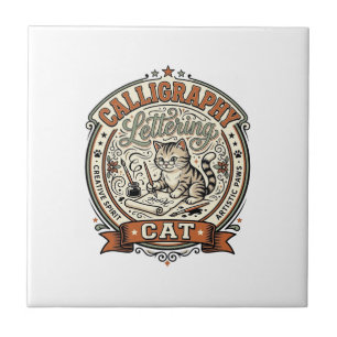 Carreau Calligraphie Lettre Chaton Calligraphie Lettre Ca