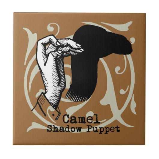Carreau Camel Hand Puppet Shadow Games (Devant)