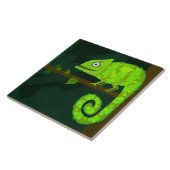 Carreau Caméléon vert mignon (Côté)