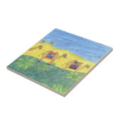 Carreau Camels colorés (Côté)