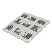 Carreau Cameras Photographie Vintage (Côté)