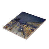 Carreau Camille Pissarro - Boulevard Montmartre en nuit (Côté)