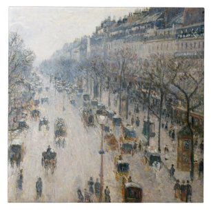 Carreau Camille Pissarro - le boulevard Montmartre