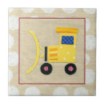 Carreau Camion Bulldozer Jaune par Chariklia Zarris<br><div class="desc">Votre enfant s'intéresse-t-il à la construction? Puis satisfaire leur curiosité avec cette impression d'un camion bulldozer à jouet jaune par Chariklia Zarris. Vous pouvez sentir la terre se déplacer sous les roues géantes de ce véhicule. Commandez dès aujourd'hui !</div>