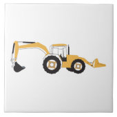 Carreau Camion de construction Backhoe (Devant)