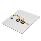 Carreau Camion de construction Backhoe (Côté)