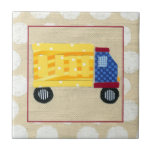Carreau Camion de vidage pour enfants par Chariklia Zarris<br><div class="desc">Une grande représentation d'un camion à benne par Chariklia Zarris. Vos enfants voudront l'enlever du mur et l'utiliser pour déplacer de la saleté autour de la salle de jeux. Achetez votre exemplaire maintenant !</div>