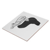 Carreau Camion Silhouette à la main (Côté)