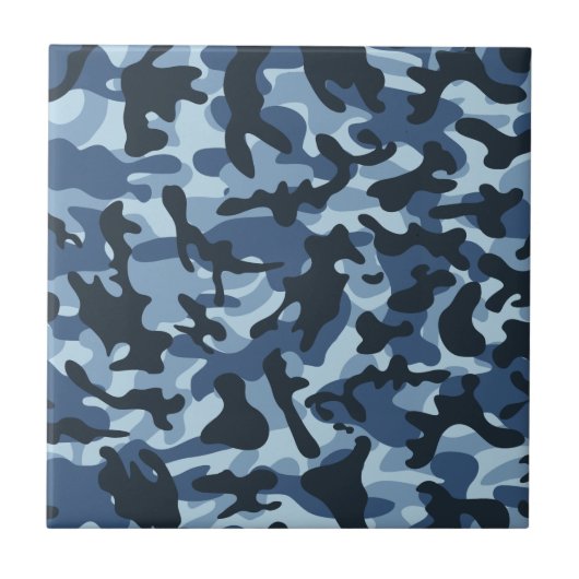 Carreau Camouflage bleu (Devant)
