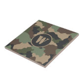 Carreau Camouflage Bois Camo Kaki Tan Noir Monogramme (Côté)