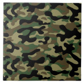 Carreau Camouflage Bois Militaire  (Devant)