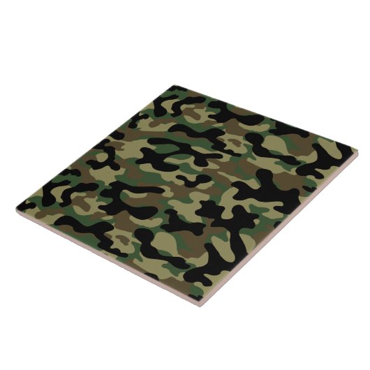 Carreau Camouflage Bois Militaire  (Côté)