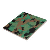 Carreau Camouflage de la jungle verte de l'armée Design Mo (Côté)