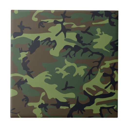 Carreau Camouflage de l'armée (Devant)