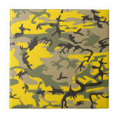 Carreau Camouflage jaune et vert, Militaire, Armée (Devant)