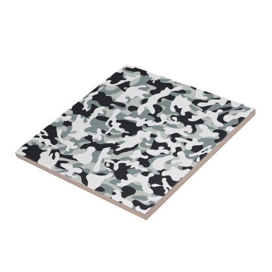 Carreau Camouflage Poussière de Neige (Côté)