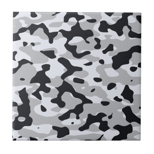 Carreau Camouflage urbain à fort contraste (Devant)