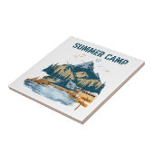 Carreau Camp d'été de conception simple (Côté)