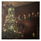 Carreau Campagne coloniale primitive Fête de Noël (Devant)