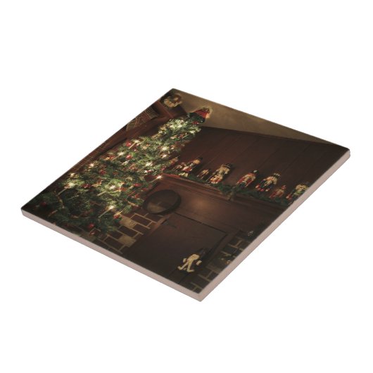 Carreau Campagne coloniale primitive Fête de Noël (Côté)