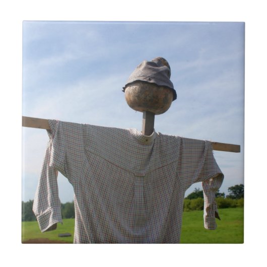 Carreau Campagne Jardin Scarecrow Nature (Devant)