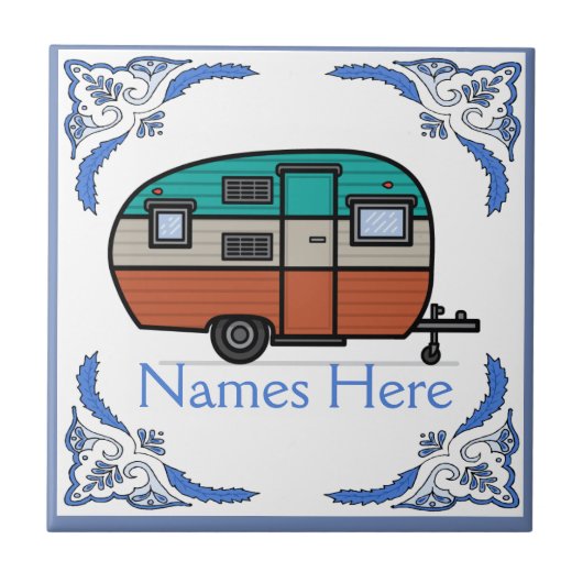 Carreau Camper, Ajouter du texte Carrelage, Regarder néerl (Devant)