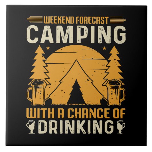 Carreau Camping et boisson (Devant)