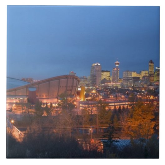 Carreau Canada, Alberta, Calgary : Skyline de la ville du (Devant)