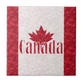 Carreau Canada, douche drapeau (Devant)