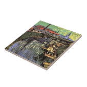 Carreau Canal avec femmes Laver par Vincent van Gogh (Côté)