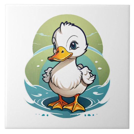 Carreau canard blanc (Devant)