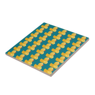 Carreau Canard en caoutchouc jaune