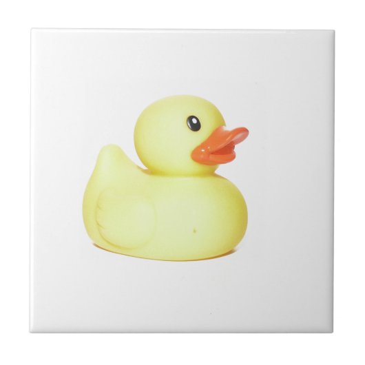 Carreau Canard en caoutchouc jaune (Devant)