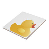 Carreau Canard en caoutchouc jaune (Côté)