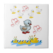 Carreau Canard en céramique (Devant)