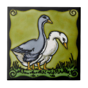 Carreau Canards Arts and Crafts vintage