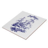 Carreau Canards bleus et blancs (Côté)