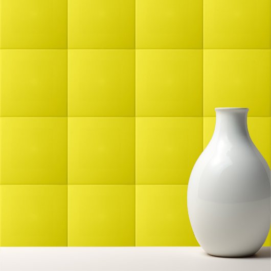 Carreau Canari clair solide jaune