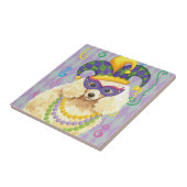 Carreau Caniche miniature de mardi gras (Côté)