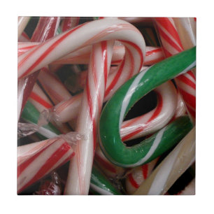 Carreau Canneberges de Noël Blanc Vert et Rouge
