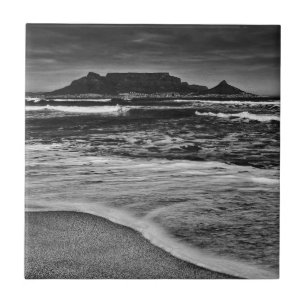Carreau Cape Town Table Mountain Ocean Waves Beach