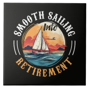 Carreau Capitaine navigation tranquille en retraite