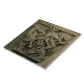 Carreau Capital dépeignant un homme tirant une flèche dans (Côté)