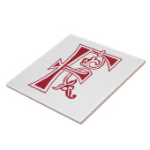 Carreau Capitale décorative botanique médiévale F (Côté)