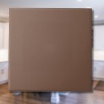 Carreau Cappuccino Brown couleur solide | Classic Elegant<br><div class="desc">Cappuccino Brown - Voici l'allure intemporelle du Design de Couleur Solide : un mélange captivant de forme classique et d'élégante simplicité. Ce design est une célébration de la puissance et de la beauté que l'on retrouve dans une teinte unique et frappante. Élégant, le design de couleurs massives embrasse l'essence du...</div>
