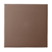 Carreau Cappuccino Brown couleur solide | Classic Elegant (Devant)